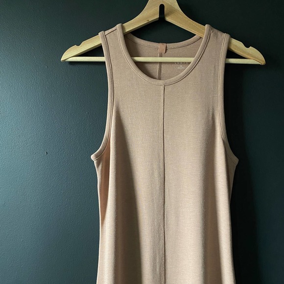 LUNYA Restore Fitted Dress otium tan heather - Picture 14 of 15